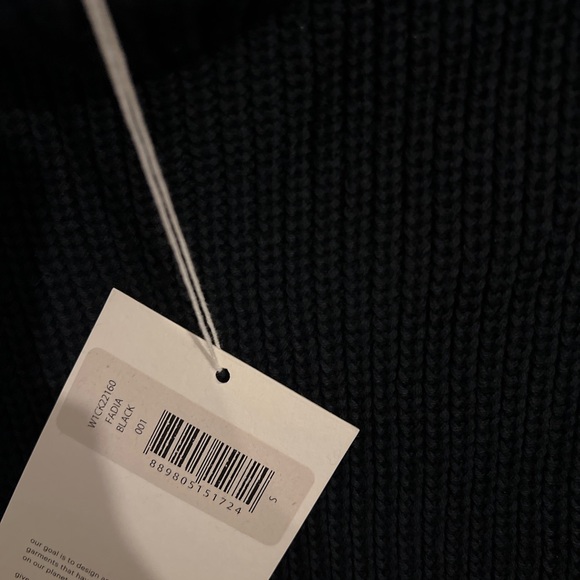 Mara Hoffman BLACK KNIT FADIA DRESS NWT - Picture 7 of 9